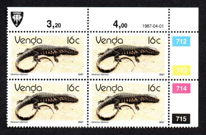 Venda 1987/04/01 Additional value to the definitive issue Control Block Set