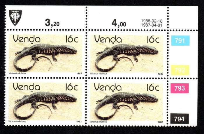 Venda 1987/04/01 Additional value to the definitive issue Control Block Set