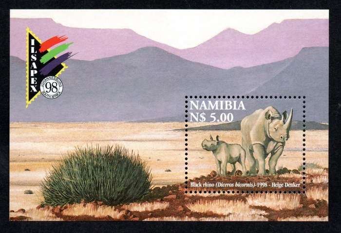 Namibia 1998/10/20 ILSAPEX National SA stamp Exhibition Miniature Sheet