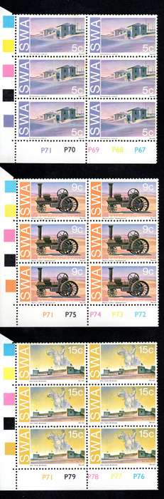South-West Africa 1975/07/23 Historic monuments Control Block Set