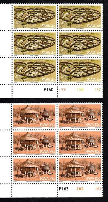 South-West Africa 1977/07/15 Owambo Traditions Control Block Set