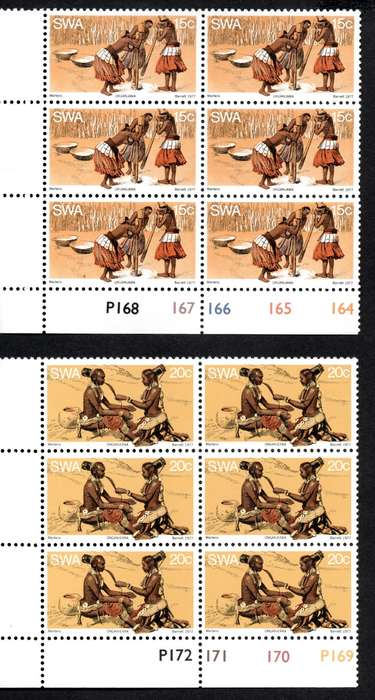 South-West Africa 1977/07/15 Owambo Traditions Control Block Set