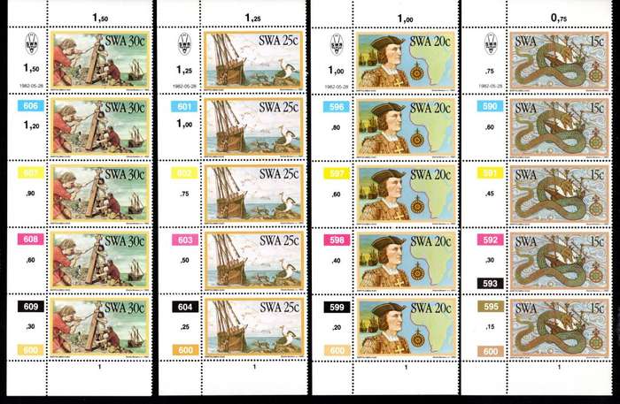 South-West Africa 1982/05/28 Discoveries of SWA Control Block Set