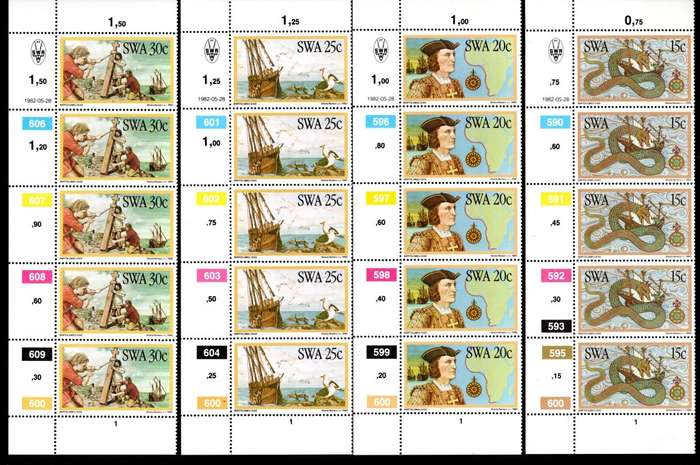 South-West Africa 1982/05/28 Discoveries of SWA Control Block Set