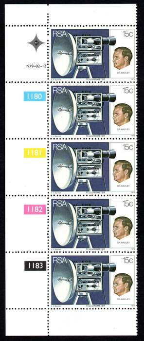 RSA 1979/2/12 Invention of the Tellurometer Control Blocks