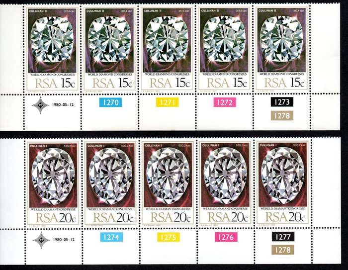 RSA 1980/05/12 World Diamond Congress Control Blocks