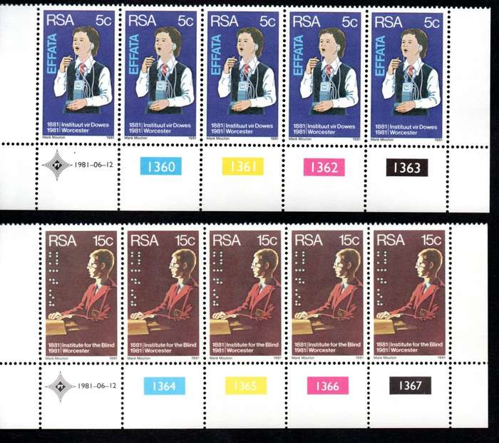 RSA 1981/06/12 Centenary of Institutes for the Deaf and Blind Control Blocks