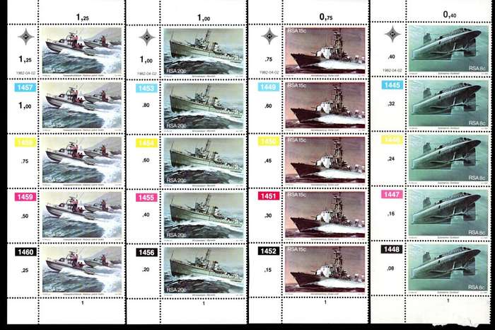 RSA 1982/04/02 Anniversary of Simonstown S Africa`s Navy Base Control Blocks