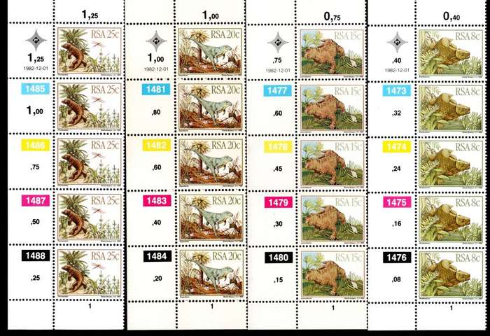 RSA 1982/12/01 Prehistoric Animals Control Blocks