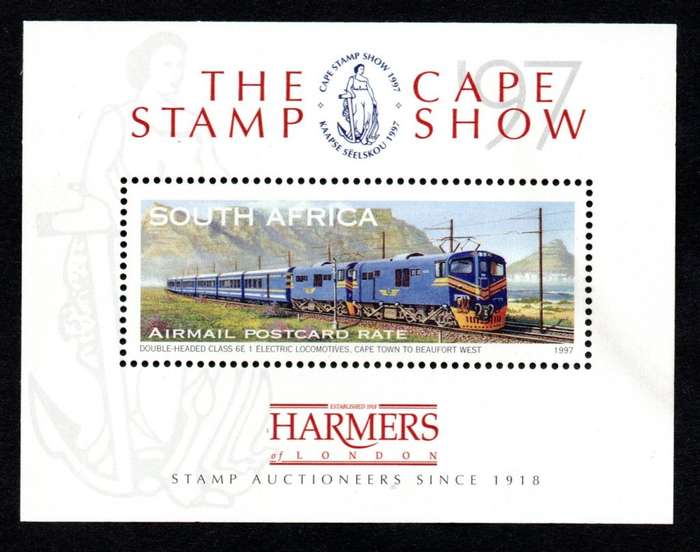 RSA 1997/10/08 The Cape Stamp Show 1997 Miniature Sheet