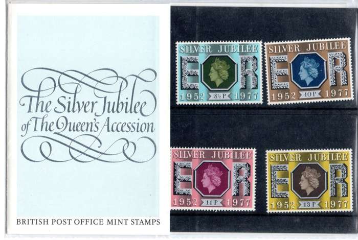 GB 1977/05/11 The Silver Jubilee of The Queen`s Accession Stamps