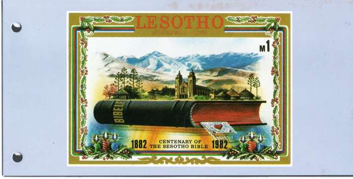 Lesotho 1982/08/20 Centenary of the Sesotho Bible Stamps