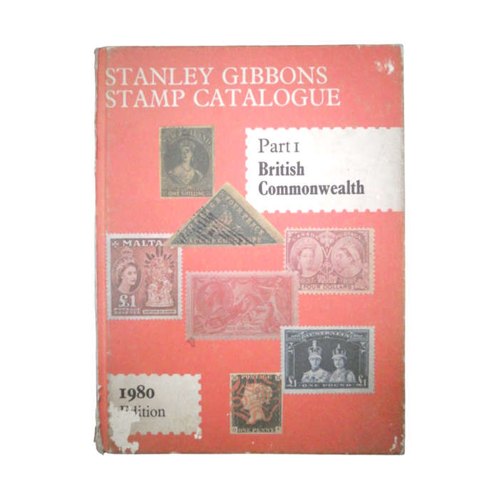 1980 Stanley Gibbons Stamp Catalogue- Part 1- British Commonwealth Hardcover w/o Dustjacket