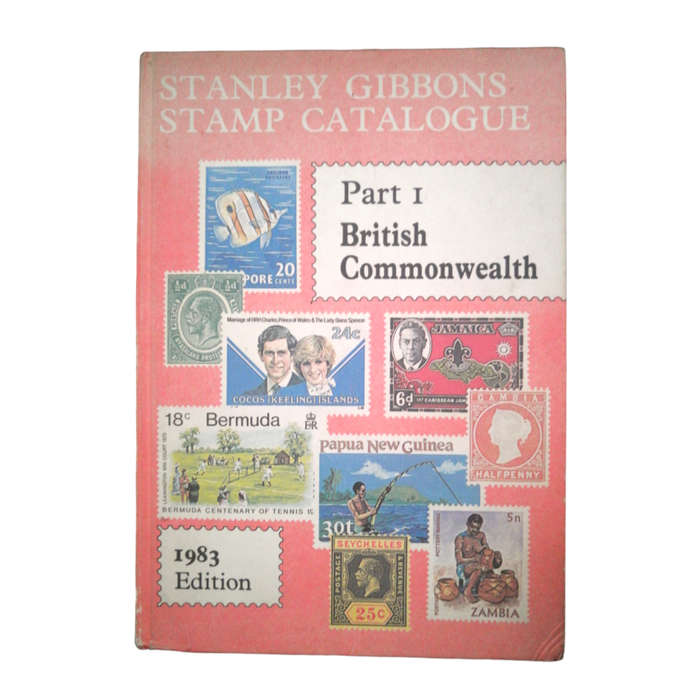 1983 Stanley Gibbons Stamp Catalogue- Part 1- British Commonwealth Hardcover w/o Dustjacket