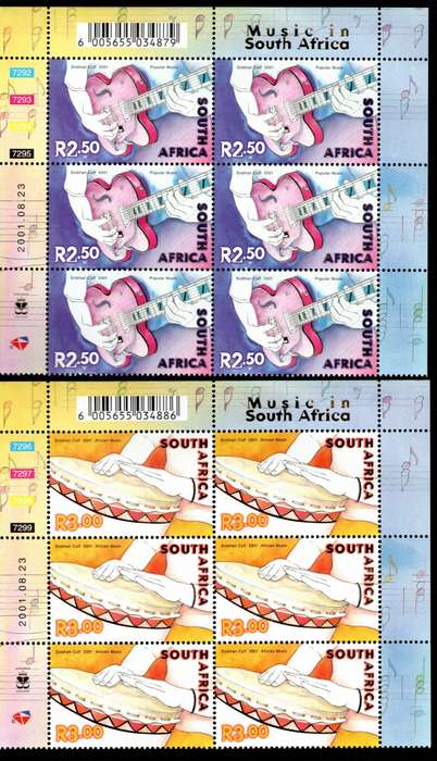 RSA 2001/08/23 Celebration of Music in South Africa Control Block Set