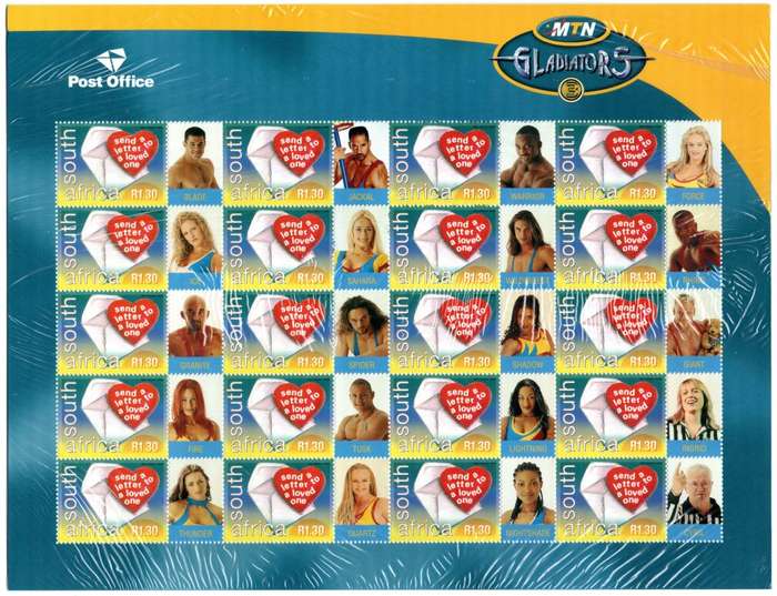 RSA 2000/11/15 Gladiator sheet of 20