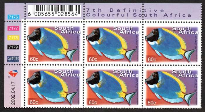 RSA 2002/04/17 7th Definitive Issue 60c Control Blocks