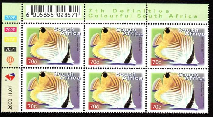 RSA 2000/11/01 7th Definitive Issue 70c Control Blocks