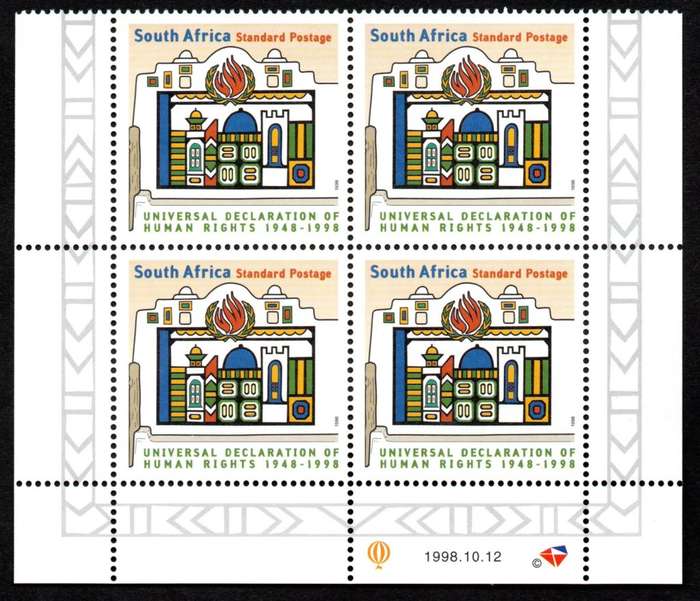 RSA 1998/10/12 Universal Declaration of human Rights 1948-1998 Control Blocks