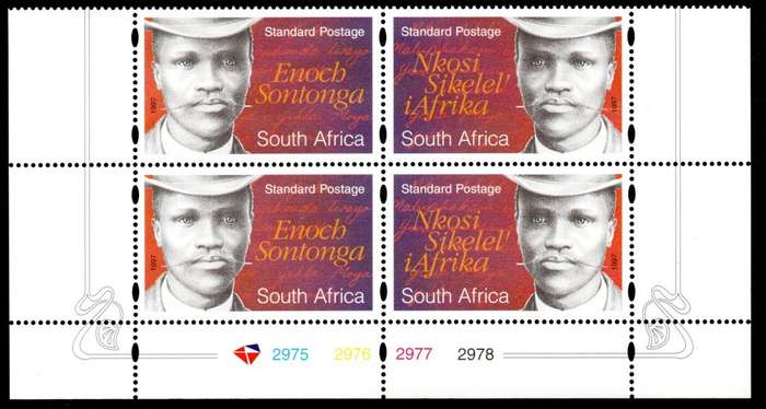 RSA 1997/09/24 E. Sontonga Composer of Nat. Anthem Control Blocks