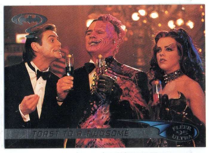 Fleer Ultra 95 DC Comics Batman Forever  - 89 Toast to a Twosome