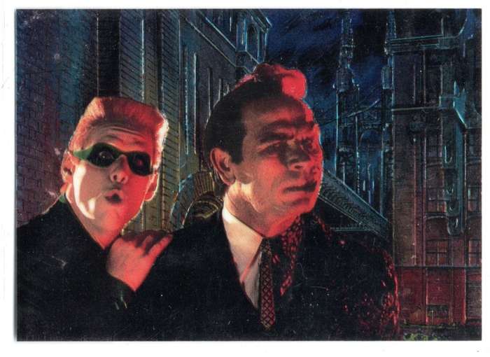 Fleer Ultra 95 DC Comics Batman Forever  - 10 Two-Face and The Riddler Animaction