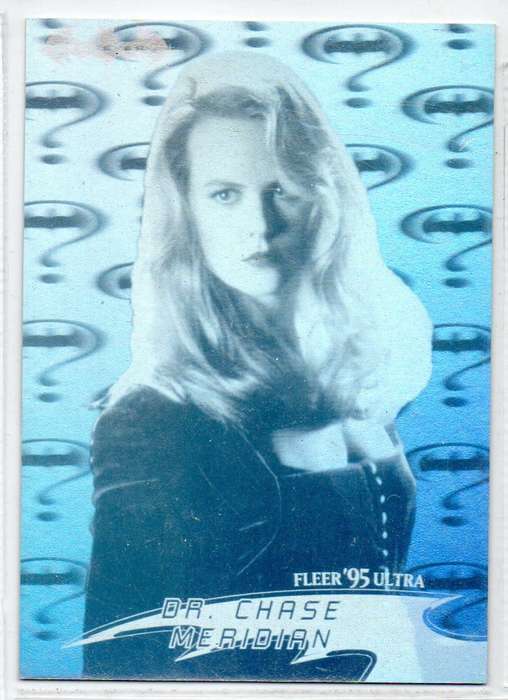 Fleer Ultra 95 DC Comics Batman Forever  - 5 Dr. Chase Meridian Holograms