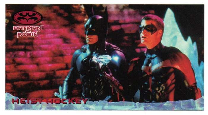 SkyBox Premium 1997 DC Batman & Robin - 5 Heist hockey