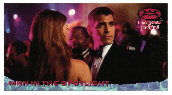 SkyBox Premium 1997 DC Batman & Robin - 12 Man in the spotlight