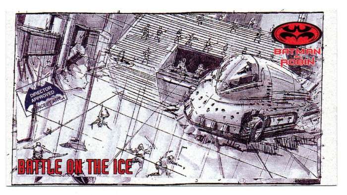 SkyBox Premium 1997 DC Batman & Robin - S2 Series 2 Battle on the ice 1/6