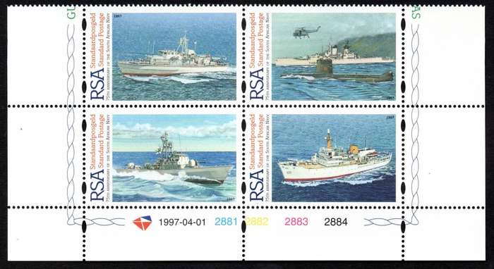 RSA 1997/04/01 75th Anniversary of the SA Navy Control Blocks