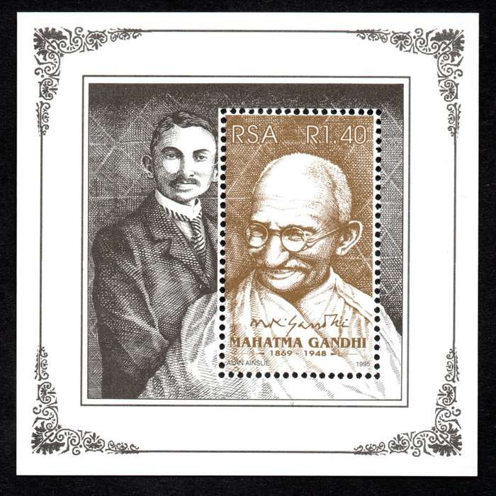 RSA 1995/10/02 Mahatma Gandhi Commemoration Miniature Sheet