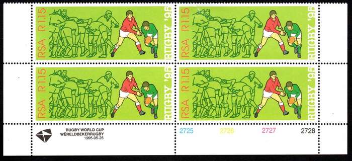 RSA 1995/05/25 Rugby Worldcup Tournament 1995 Control Blocks