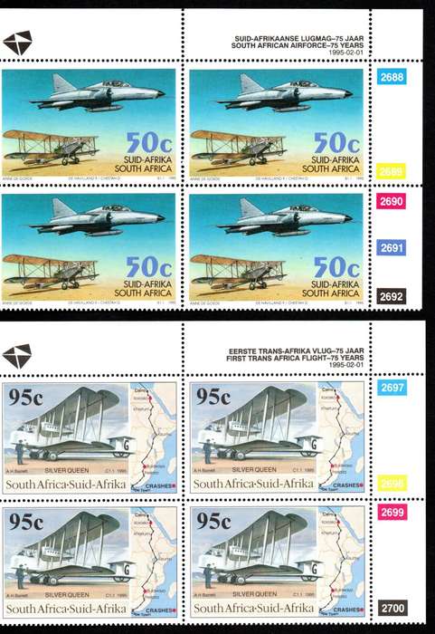 RSA 1995/02/01 75 Anniversary of First Trans - African Flight and 75 Years of South African Airforce