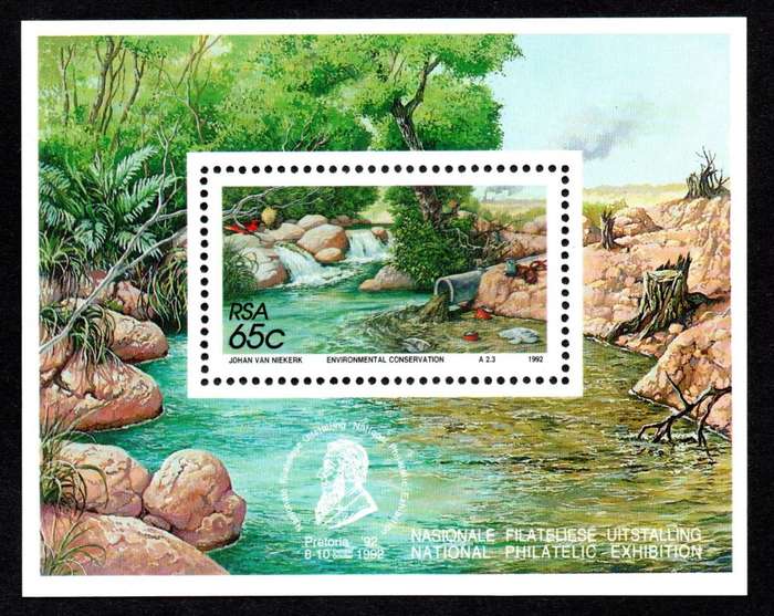 RSA 1992/02/06 Environmental Conservation Miniature Sheet