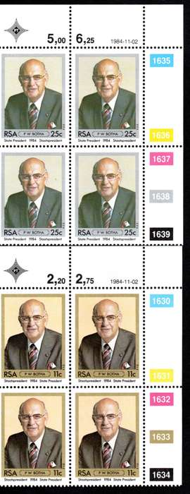 RSA 1984/11/02 Inauguration of President PW Botha Control Blocks