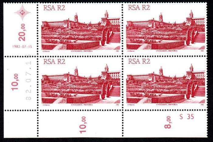 RSA 1982/07/15 4th Definitive issue R2 Cylinder S35 Control Blocks