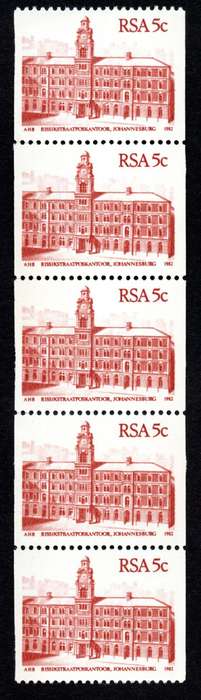 RSA 1982/07/15 4th Definitive issue 5c Coil of 5