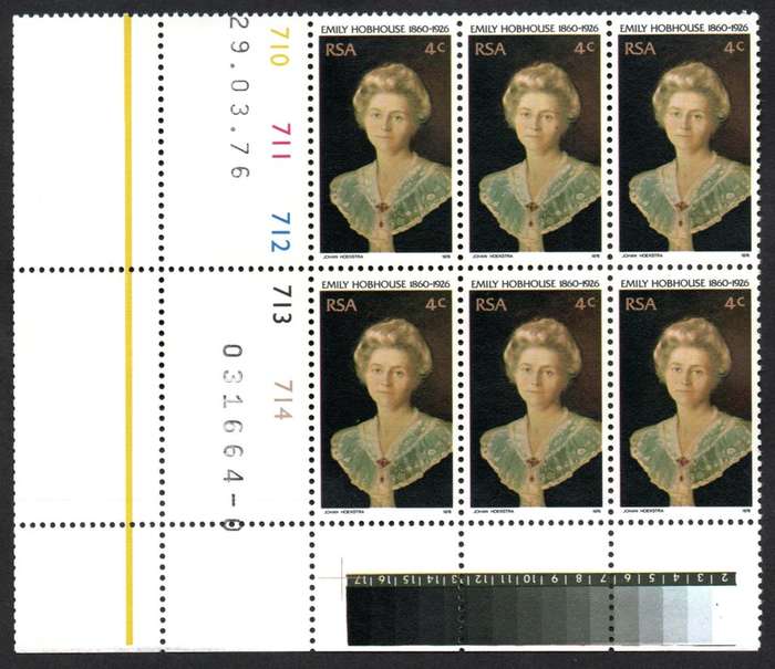 RSA 1976/03/29 50th Death Anniversary of Emily Hobhouse Control Blocks
