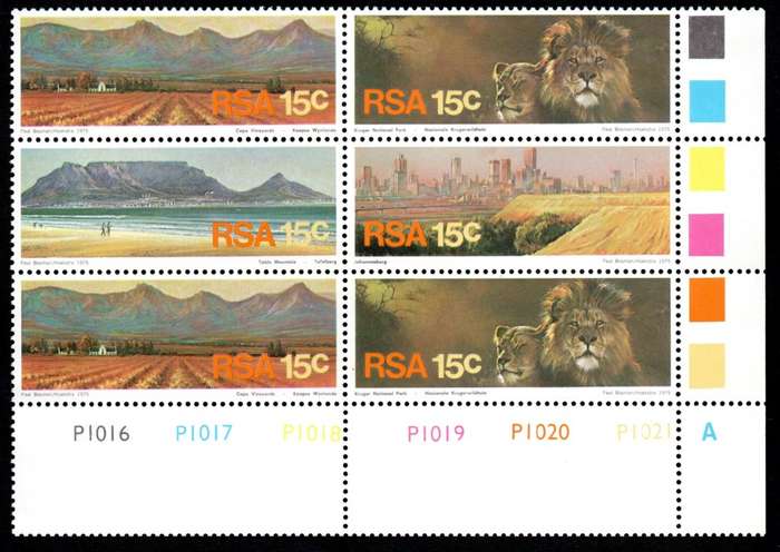 RSA 1975/11/13 Tourism in S.A. Control Blocks Pane A