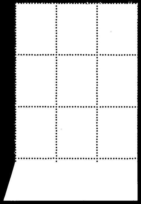 RSA 2nd Definitive issue 3c Control Blocks Cylinder 542 Pane A