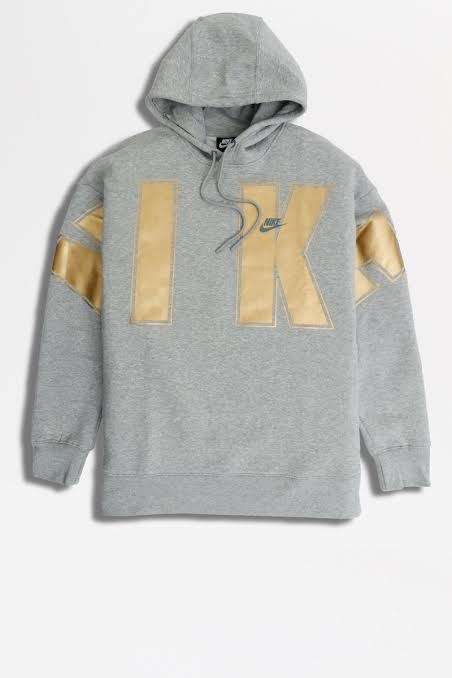 Men`s Nike Sportswear Hooded Sweatshirt Grey CQ0242-064 - Size Medium