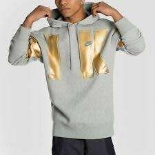 Men`s Nike Sportswear Hooded Sweatshirt Grey CQ0242-064 - Size Medium