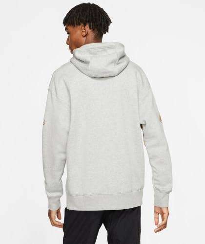 Men`s Nike Sportswear Hooded Sweatshirt Grey CQ0242-064 - Size Medium