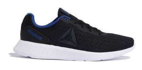 REEBOK Men`s Dart Lite Black/White/Cobalt EG5481 - Size 10