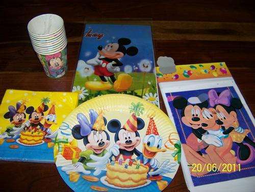 CHEAP PARTY?! party set for 10 kids: MICKEY MOUSE