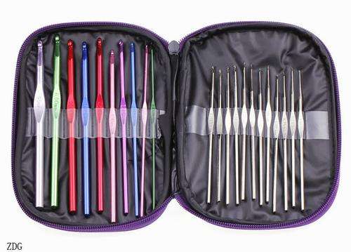Aluminium Crochet Needle Set