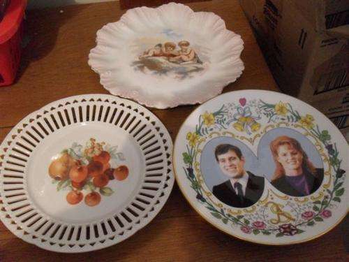 3 X LOVELY  RACK/WALL/DISPLAY PLATES....COALPORT ETC.