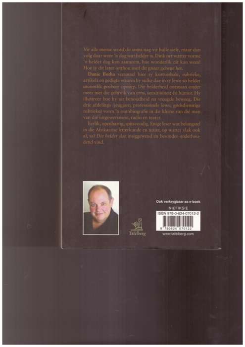 Die helder dae - Danie Botha