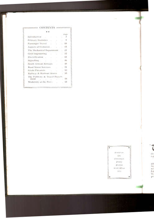 The South African Railways Airways and Harbours, Souvenir 1935, Full leather